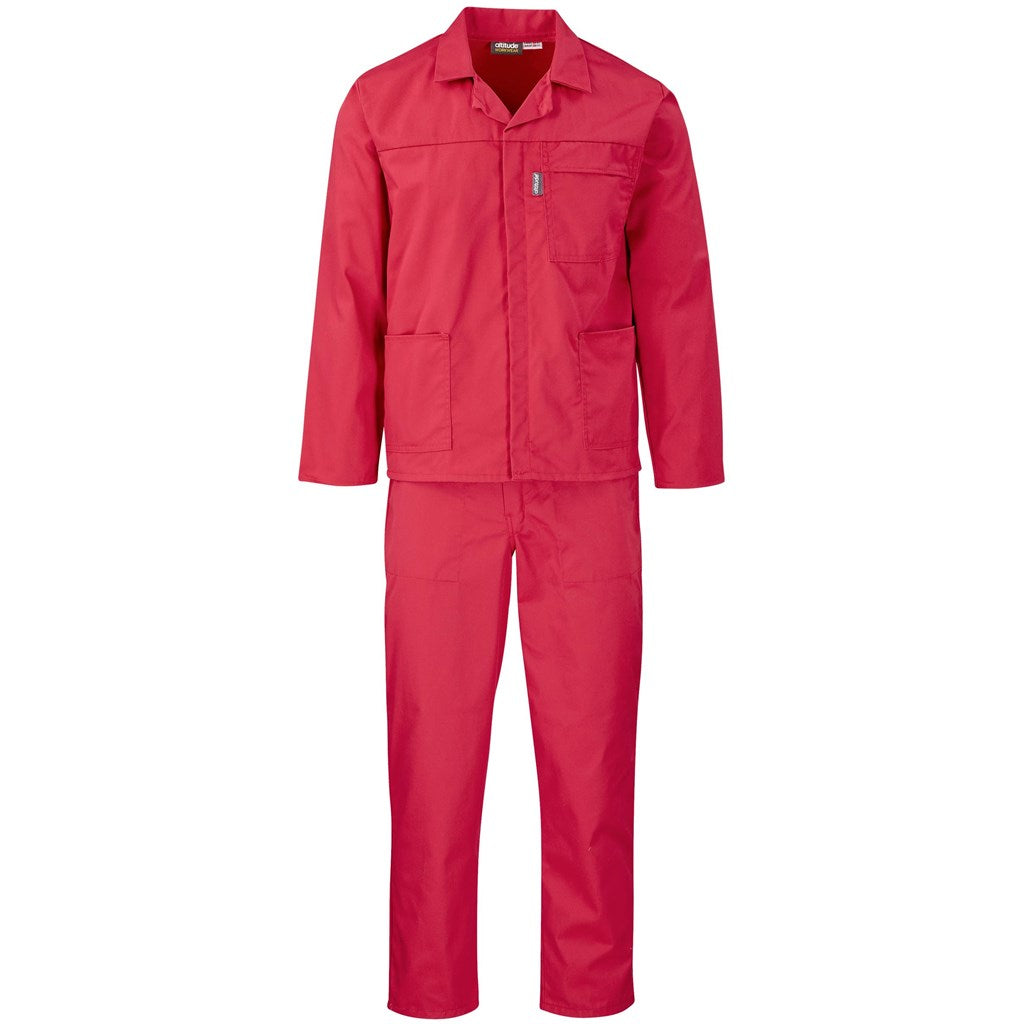 SAFETY-PPE / Polycotton Econo Conti 2-Piece Suit, Red