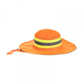 HAT BUSH HAT LIME REFLECTIVE TAPE ORANGE H014