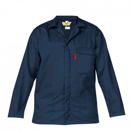 SAFETY-PPE / Premium J54 100% Cotton Conti Suit, Navy Blue, Jacket