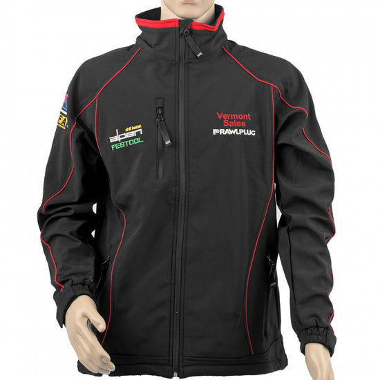TORK CRAFT TORK CRAFT Soft Shell Jacket Black/red Small