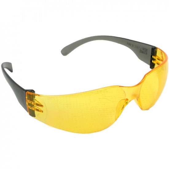TORK CRAFT Safety Eyewear Glasses Yellow In Poly Bag