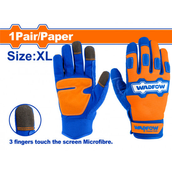 WADFOW Glove Mechanic 1pair/paper Xl
