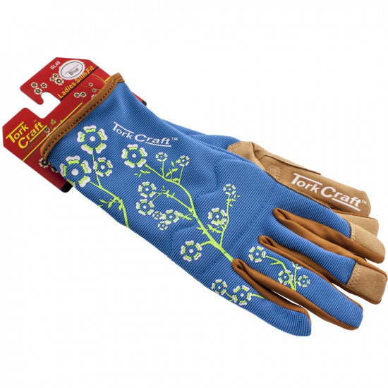 TORK CRAFT Ladies Slim Fit X-small Garden Gloves Blue