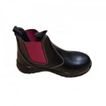 Boot Safety Ladies Daisy Pullon Black Pink