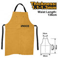INGCO Weld Cow Leather Apron Yel 90x60cm