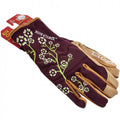 TORK CRAFT Ladies Slim Fit X-small Garden Gloves Maroon