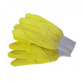 Gloves Comarex Crinkle Yel Kn/wrist Fully Dip Lrg G032