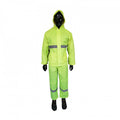 Rainsuit Rubberised Hi-vis Refl Tape Lime Med Rrl