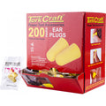 TORK CRAFT Ear Plug 200pc Bullet Shape Snr33 Yellow Per Box