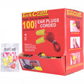TORK CRAFT Ear Plug Corded 1pr Poly Bag 100 Pr Per Box Bullet Shape Yellow