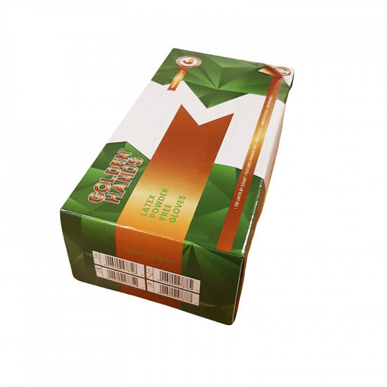 Gloves Examination Latex Powder Free Box 100pce Sml Go51