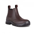 Boot Safety Chel Pullon Oil/acid St/cap Brown Sabs