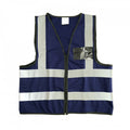 Vests PIONEER Reflective Zip Id Pocket Navy
