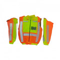 Jacket Metro Reflective Detach Sleeve Orge/lime
