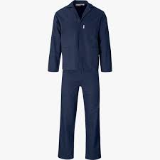 SAFETY-PPE / Standard 80/20 Conti 2-Piece Suit, Navy Blue
