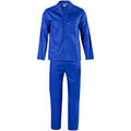 SAFETY-PPE / Polycotton Econo Conti 2-Piece Suit, Royal Blue