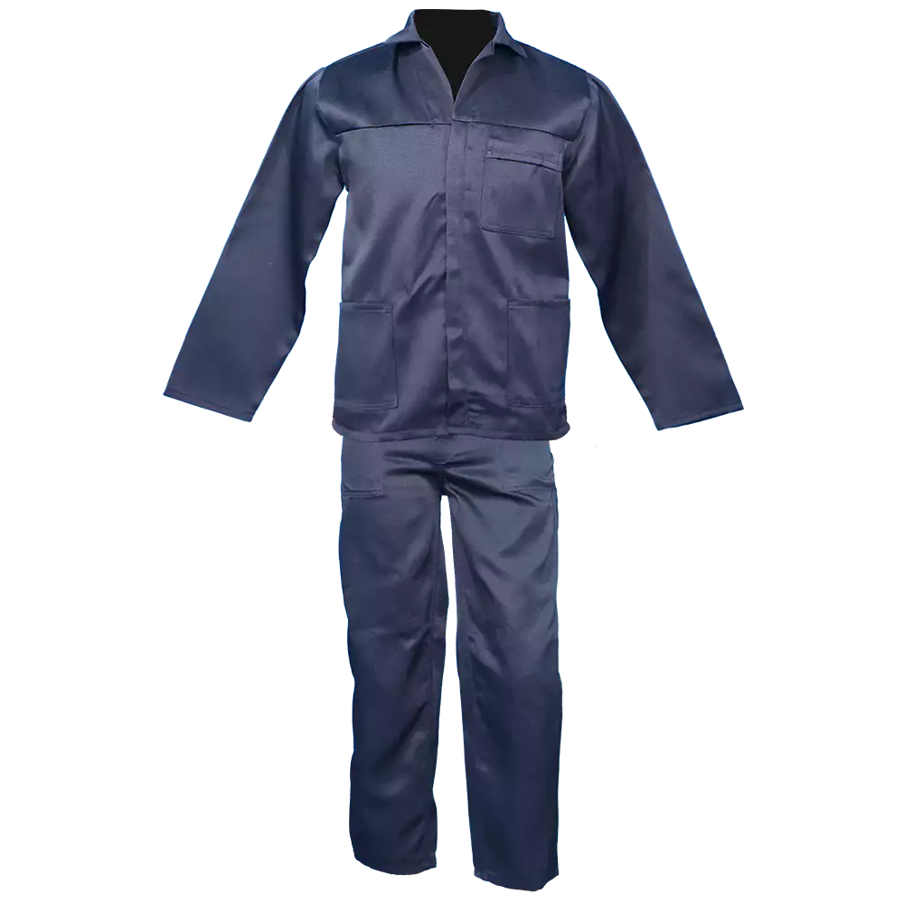 SAFETY-PPE / Polycotton Econo Conti 2-Piece Suit, Navy Blue