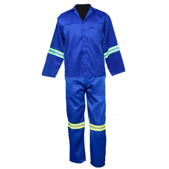 SAFETY-PPE / Standard 80/20 Conti 2-Piece Suit with Reflective Tape, Royal Blue